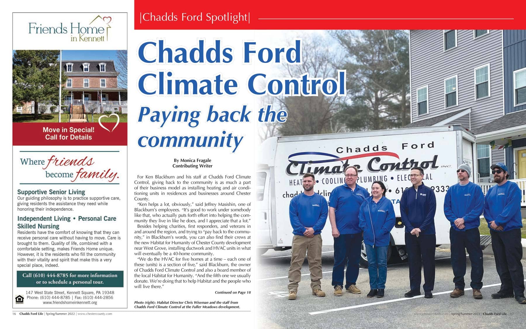 Giving Back Charity Events, Donations Chadds Ford, PA