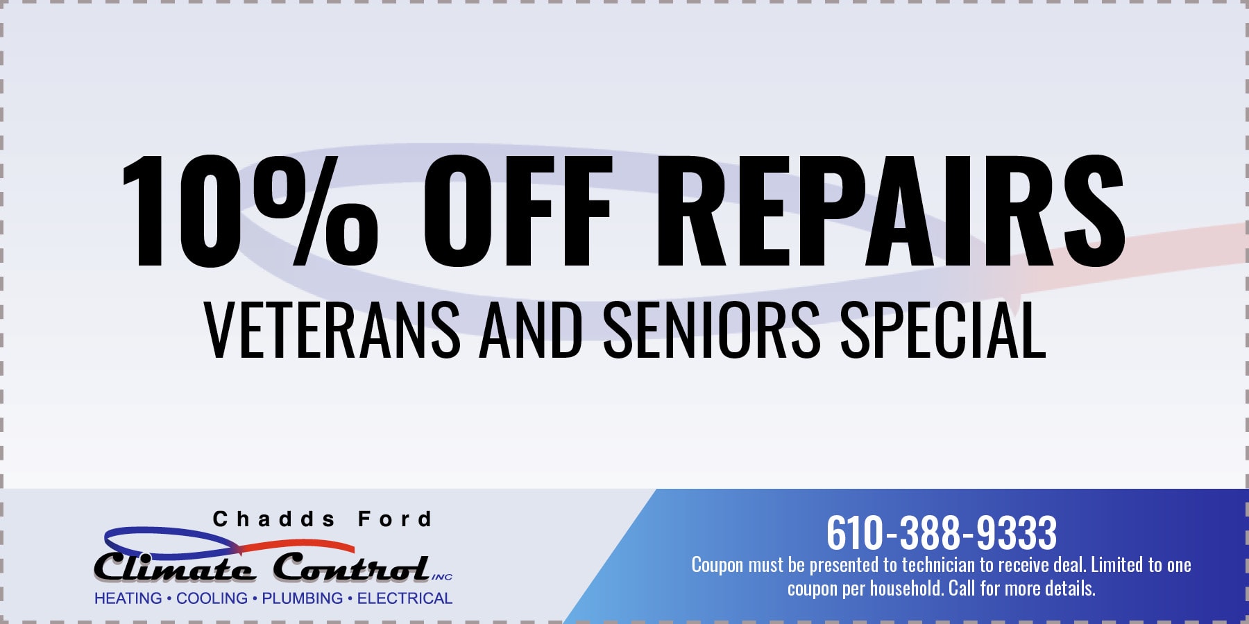 10% off repairs coupon